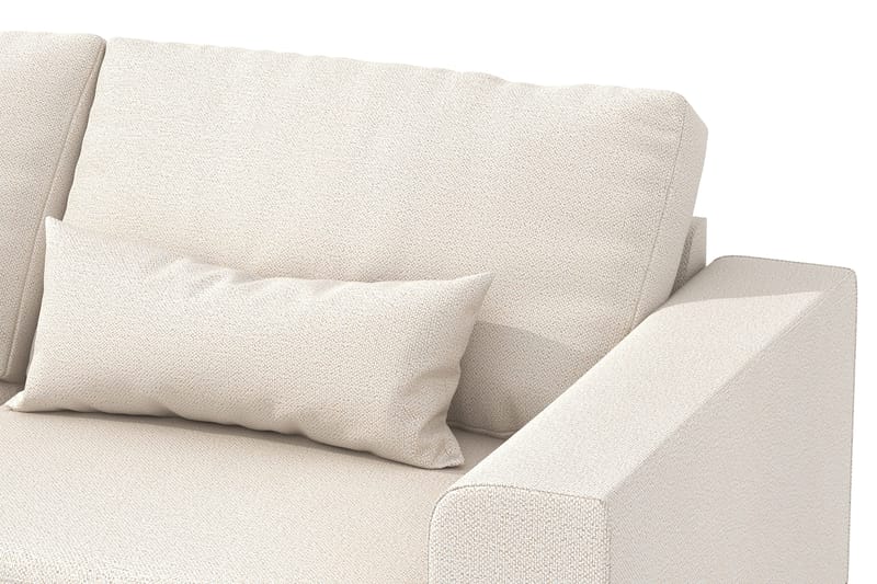 Copenhagen 4-seters Venstrevendt L-formet Divansofa i Stoff - Beige - Møbler - Sofaer - Sofaer med sjeselong - 4 seters sofa med divan