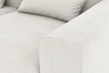 Copenhagen 4-seters Venstrevendt L-formet Divansofa i Stoff - Lys grå - Møbler - Sofaer - Sofaer med sjeselong - 4 seters sofa med divan