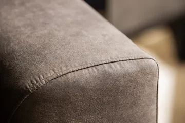 Copenhagen 4-seters Venstrevendt L-formet Sjeselongsofa i Kunstlær - Mørk grå - Møbler - Sofaer - Sofaer med sjeselong - 4 seters sofa med divan