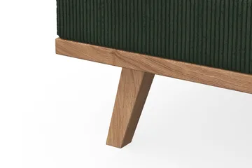 Copenhagen 4-seters Venstrevendt L-formet Sjeselongsofa i Manchester - Mørk grønn - Møbler - Sofaer - Sofaer med sjeselong - 4 seters sofa med divan