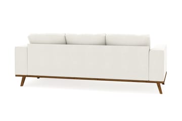 Copenhagen Compact 3-seters Vendbar L-formet Divansofa i Stoff - Lys grå - Møbler - Sofaer - Sofaer med sjeselong - 3 seters sofa med divan