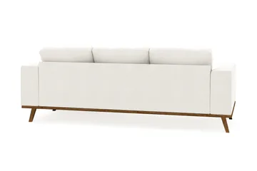 Copenhagen Compact 3-seters Vendbar L-formet Divansofa i Stoff - Lys grå - Møbler - Sofaer - Sofaer med sjeselong - 3 seters sofa med divan