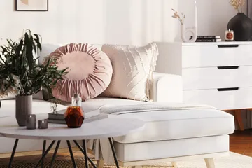 Copenhagen Compact 3-seters Vendbar L-formet Divansofa i Stoff - Lys grå - Møbler - Sofaer - Sofaer med sjeselong - 3 seters sofa med divan