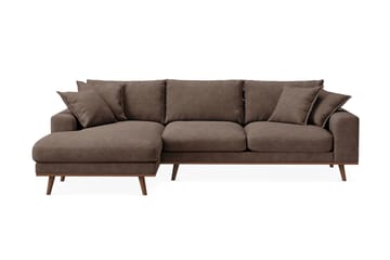 Copenhagen Premium 4-personers Venstrevendt L-formet Dyb Divansofa i Stoff