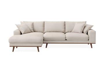 Copenhagen Premium 4-personers Venstrevendt L-formet Dyb Divansofa i Stoff