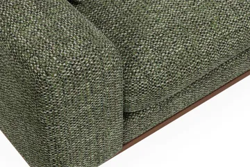 Copenhagen Premium 4-personers Højrevendt L-formet Dyb Chaiselongsofa i Chenille - Grøn - Møbler - Sofaer - Sofaer med sjeselong - 4 seters sofa med divan