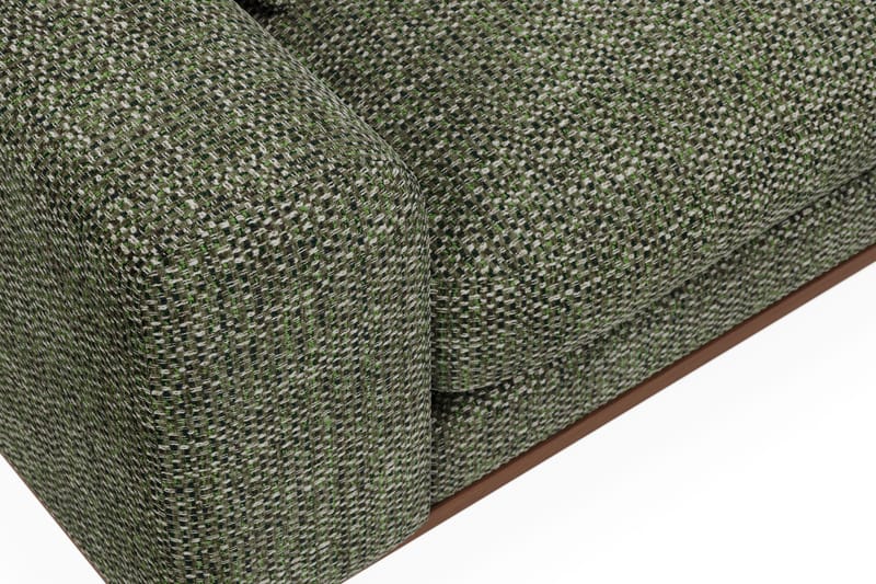 Copenhagen Premium 4-personers Højrevendt L-formet Dyb Chaiselongsofa i Chenille - Grøn - Møbler - Sofaer - Sofaer med sjeselong - 4 seters sofa med divan