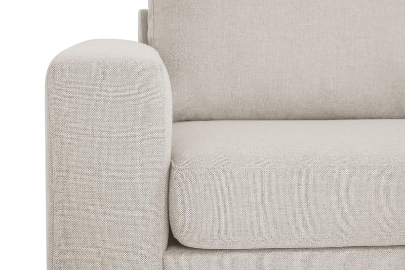 Crazy 3-seters Høyrevendt L-formet Sjeselongsofa i Stoff - Beige - Møbler - Sofaer - Sofaer med sjeselong