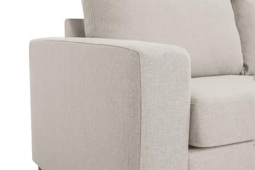 Crazy 3-seters Høyrevendt L-formet Sjeselongsofa i Stoff - Beige - Møbler - Sofaer - Sofaer med sjeselong