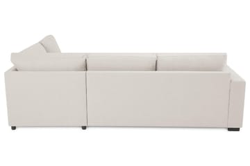 Crazy 3-seters Høyrevendt L-formet Sjeselongsofa i Stoff - Beige - Møbler - Sofaer - Sofaer med sjeselong - 3 seters sofa med divan