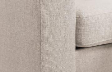 Crazy 3-seters Høyrevendt L-formet Sjeselongsofa i Stoff - Beige - Møbler - Sofaer - Sofaer med sjeselong