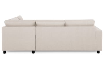 Crazy 3-seters Høyrevendt L-formet Sjeselongsofa i Stoff - Beige - Møbler - Sofaer - Sofaer med sjeselong