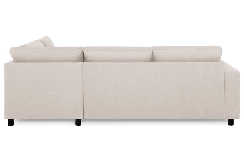 Crazy 3-seters Høyrevendt L-formet Sjeselongsofa i Stoff - Beige - Møbler - Sofaer - Sofaer med sjeselong