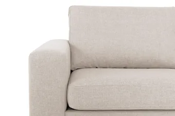 Crazy 3-seters Høyrevendt L-formet Sjeselongsofa i Stoff - Beige - Møbler - Sofaer - Sofaer med sjeselong - 3 seters sofa med divan