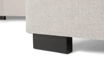 Crazy 3-seters Høyrevendt L-formet Sjeselongsofa i Stoff - Beige - Møbler - Sofaer - Sofaer med sjeselong - 3 seters sofa med divan