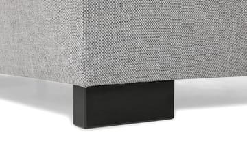 Crazy 3-seters Høyrevendt L-formet Sjeselongsofa i Stoff - Grå - Møbler - Sofaer - Sofaer med sjeselong - 2 seters sofa med divan