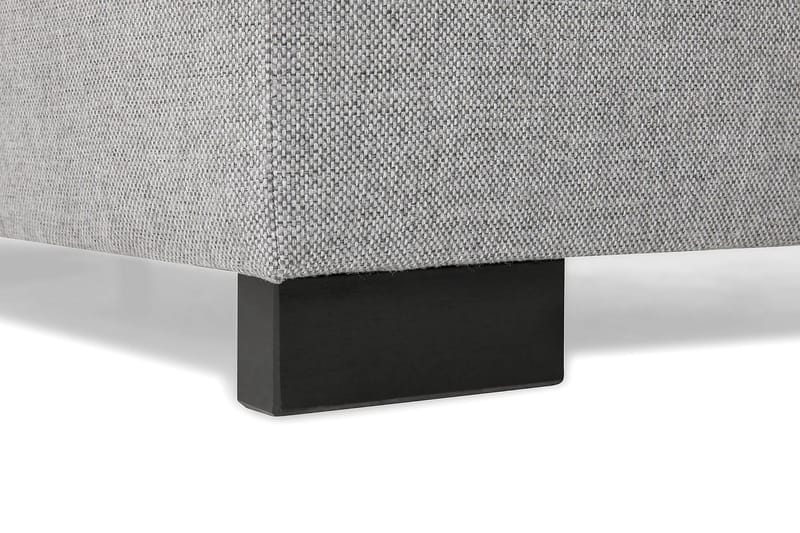 Crazy 3-seters Høyrevendt L-formet Sjeselongsofa i Stoff - Grå - Møbler - Sofaer - Sofaer med sjeselong - 2 seters sofa med divan