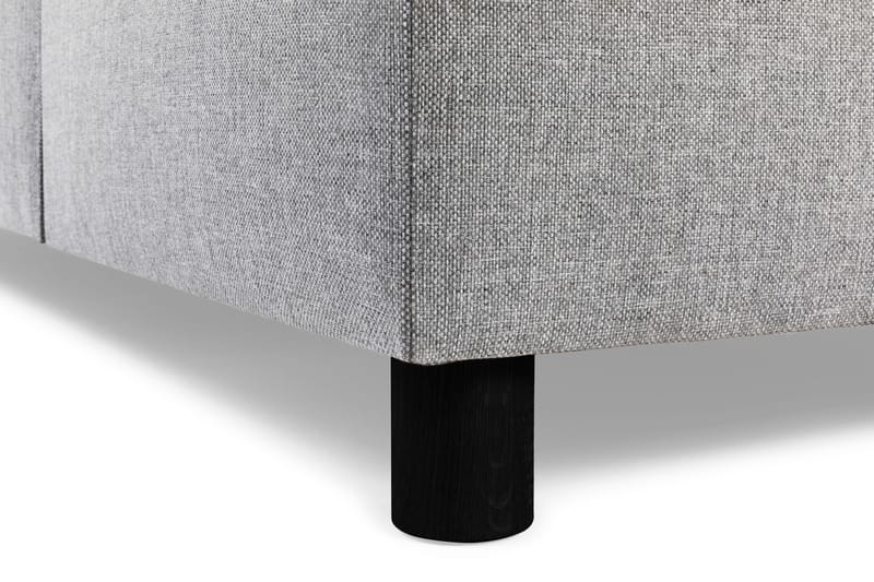 Crazy 3-seters Høyrevendt L-formet Sjeselongsofa i Stoff - Grå - Møbler - Sofaer - Sofaer med sjeselong - 2 seters sofa med divan