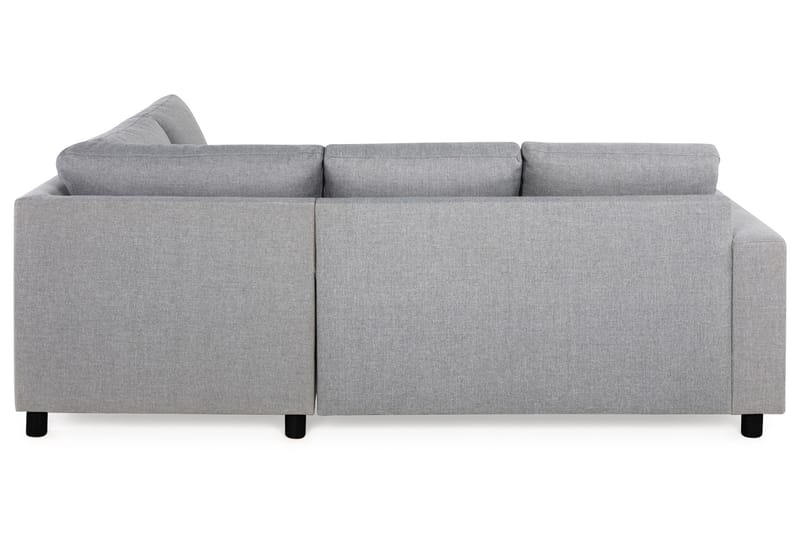 Crazy 3-seters Høyrevendt L-formet Sjeselongsofa i Stoff - Grå - Møbler - Sofaer - Sofaer med sjeselong - 2 seters sofa med divan