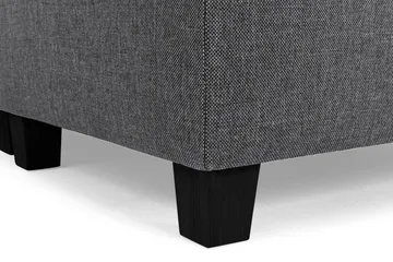 Crazy 3-seters Høyrevendt L-formet Sjeselongsofa i Stoff - Mørk grå - Møbler - Sofaer - Sofaer med sjeselong