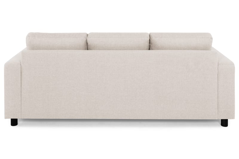 Crazy 3-seters Vendbar L-formet Sjeselongsofa i Stoff - Beige - Møbler - Sofaer - Sofaer med sjeselong - 3 seters sofa med divan