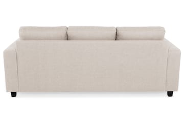 Crazy 3-seters Vendbar L-formet Sjeselongsofa i Stoff - Beige - Møbler - Sofaer - Sofaer med sjeselong - 3 seters sofa med divan