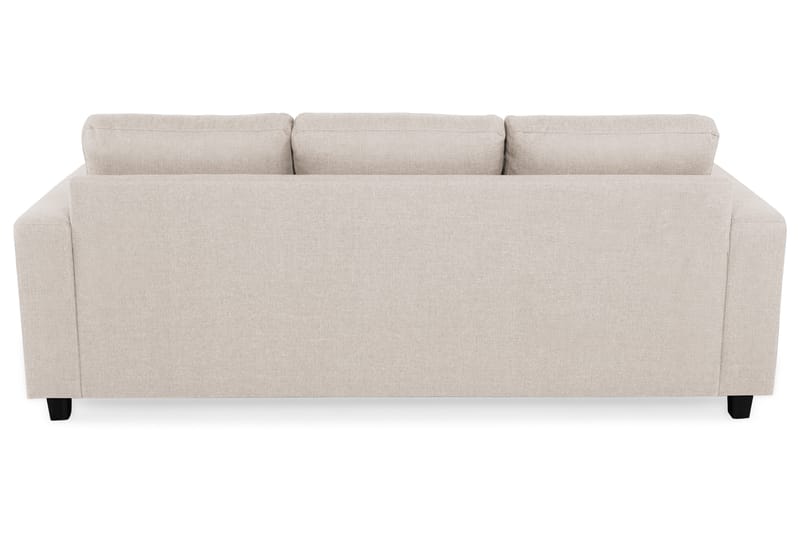 Crazy 3-seters Vendbar L-formet Sjeselongsofa i Stoff - Beige - Møbler - Sofaer - Sofaer med sjeselong - 3 seters sofa med divan