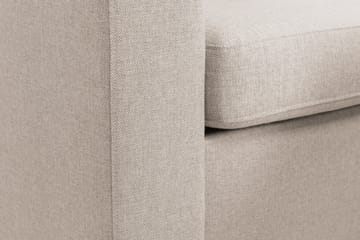 Crazy 3-seters Vendbar L-formet Sjeselongsofa i Stoff - Beige - Møbler - Sofaer - Sofaer med sjeselong - 3 seters sofa med divan