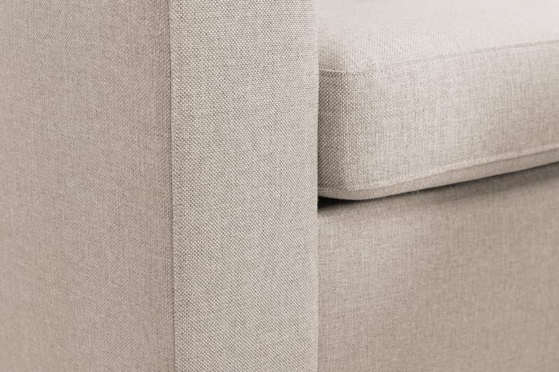 Crazy 3-seters Vendbar L-formet Sjeselongsofa i Stoff - Beige - Møbler - Sofaer - Sofaer med sjeselong - 3 seters sofa med divan