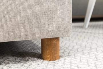 Crazy 3-seters Vendbar L-formet Sjeselongsofa i Stoff - Beige - Møbler - Sofaer - Sofaer med sjeselong - 3 seters sofa med divan