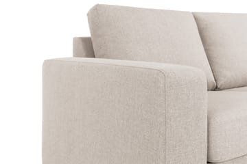 Crazy 3-seters Vendbar L-formet Sjeselongsofa i Stoff - Beige - Møbler - Sofaer - Sofaer med sjeselong - 3 seters sofa med divan