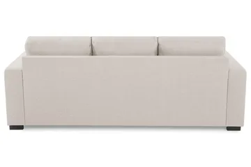 Crazy 3-seters Vendbar L-formet Sjeselongsofa i Stoff - Beige - Møbler - Sofaer - Sofaer med sjeselong - 3 seters sofa med divan