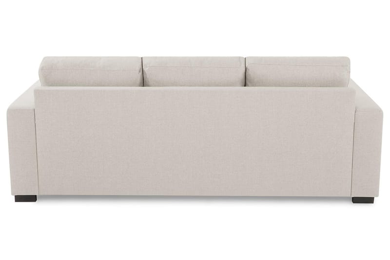 Crazy 3-seters Vendbar L-formet Sjeselongsofa i Stoff - Beige - Møbler - Sofaer - Sofaer med sjeselong - 3 seters sofa med divan