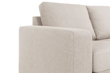 Crazy 3-seters Vendbar L-formet Sjeselongsofa i Stoff - Beige - Møbler - Sofaer - Sofaer med sjeselong - 3 seters sofa med divan