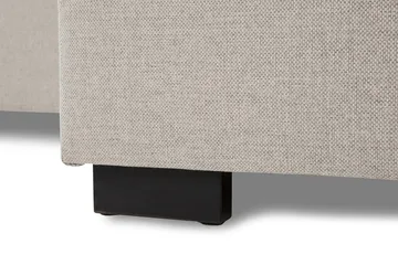 Crazy 3-seters Vendbar L-formet Sjeselongsofa i Stoff - Beige - Møbler - Sofaer - Sofaer med sjeselong - 3 seters sofa med divan