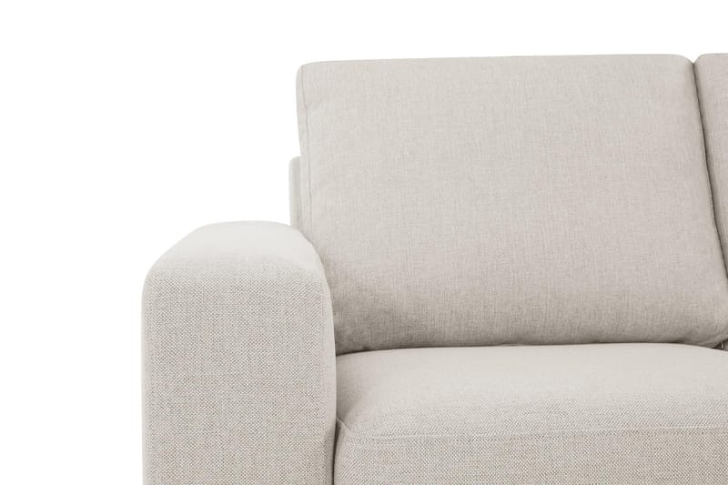 Crazy 3-seters Vendbar L-formet Sjeselongsofa i Stoff - Beige - Møbler - Sofaer - Sofaer med sjeselong - 3 seters sofa med divan