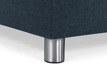 Crazy 3-seters Venstrevendt L-formet Sjeselongsofa i Stoff - Blå - Møbler - Sofaer - Sofaer med sjeselong - 2 seters sofa med divan