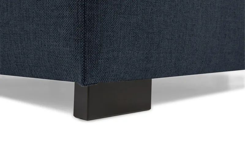 Crazy 3-seters Venstrevendt L-formet Sjeselongsofa i Stoff - Blå - Møbler - Sofaer - Sofaer med sjeselong - 3 seters sofa med divan