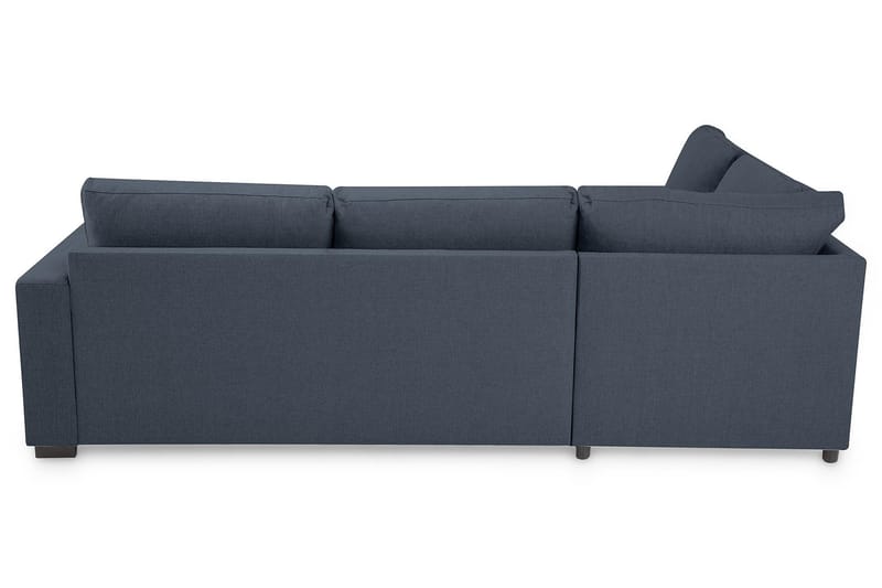 Crazy 3-seters Venstrevendt L-formet Sjeselongsofa i Stoff - Blå - Møbler - Sofaer - Sofaer med sjeselong