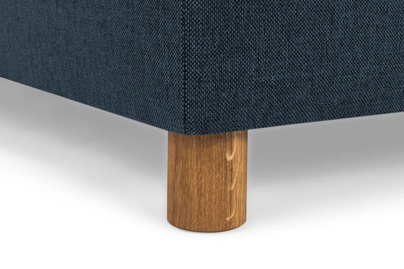 Crazy 3-seters Venstrevendt L-formet Sjeselongsofa i Stoff - Blå - Møbler - Sofaer - Sofaer med sjeselong - 2 seters sofa med divan