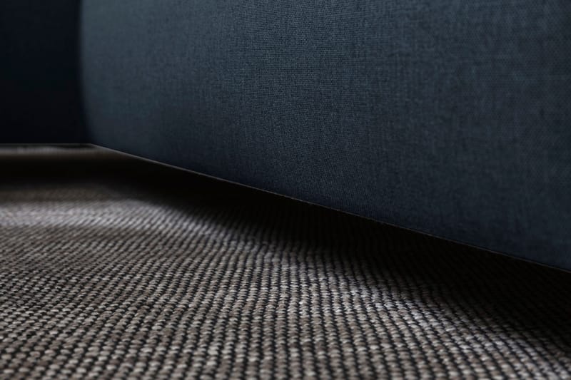 Crazy 3-seters Venstrevendt L-formet Sjeselongsofa i Stoff - Blå - Møbler - Sofaer - Sofaer med sjeselong - 2 seters sofa med divan