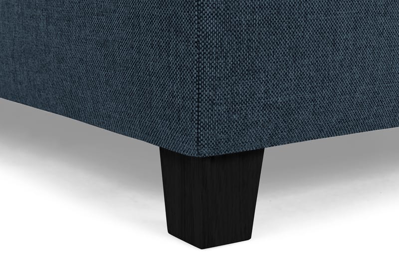 Crazy 3-seters Venstrevendt L-formet Sjeselongsofa i Stoff - Blå - Møbler - Sofaer - Sofaer med sjeselong - 2 seters sofa med divan