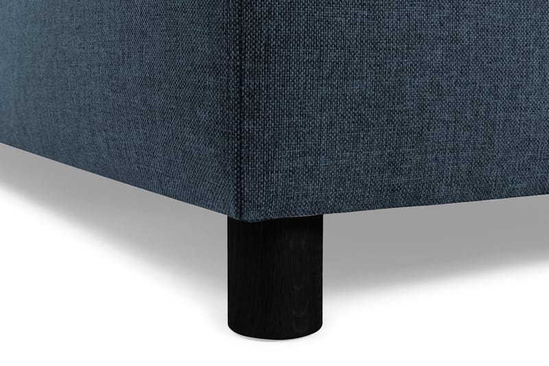 Crazy 3-seters Venstrevendt L-formet Sjeselongsofa i Stoff - Blå - Møbler - Sofaer - Sofaer med sjeselong - 2 seters sofa med divan