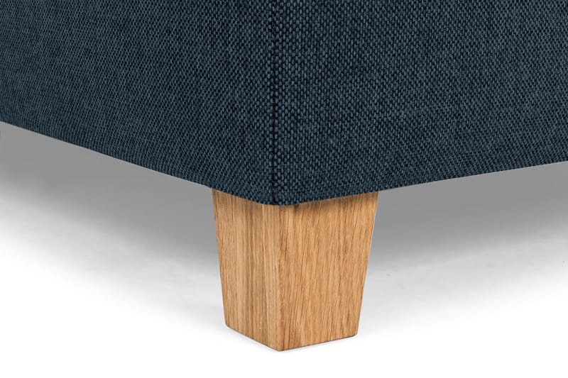 Crazy 3-seters Venstrevendt L-formet Sjeselongsofa i Stoff - Blå - Møbler - Sofaer - Sofaer med sjeselong - 2 seters sofa med divan