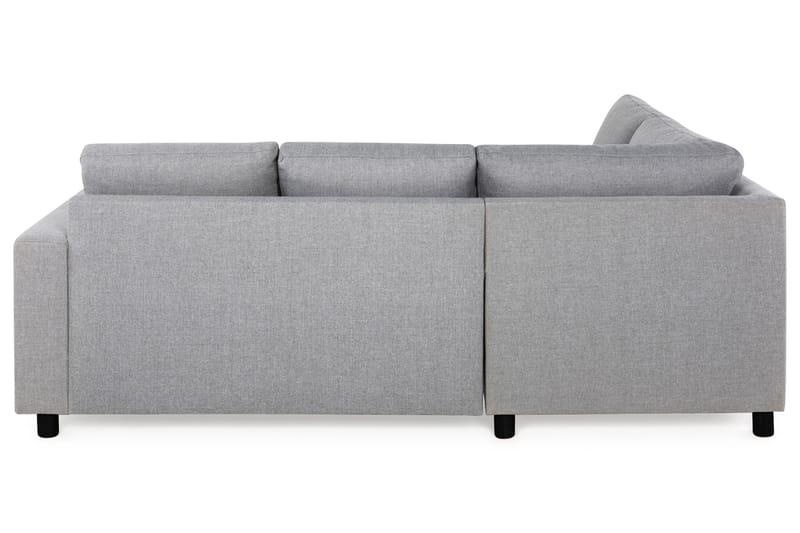 Crazy 3-seters Venstrevendt L-formet Sjeselongsofa i Stoff - Grå - Møbler - Sofaer - Sofaer med sjeselong - 2 seters sofa med divan