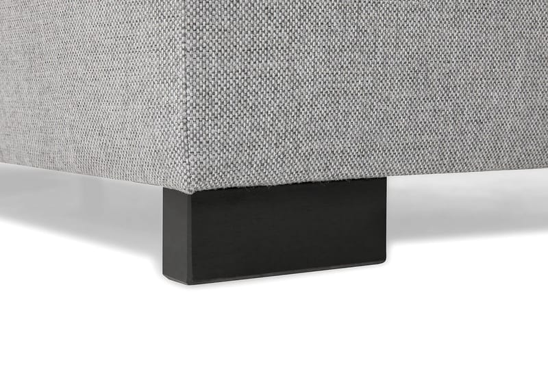 Crazy 3-seters Venstrevendt L-formet Sjeselongsofa i Stoff - Grå - Møbler - Sofaer - Sofaer med sjeselong - 2 seters sofa med divan
