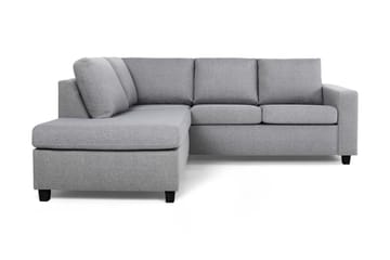 Crazy 3-seters Venstrevendt L-formet Sjeselongsofa i Stoff