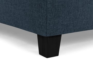 Crazy 3-seters Venstrevendt L-formet Sjeselongsofa i Stoff - Mørkeblå - Møbler - Sofaer - Sofaer med sjeselong - 3 seters sofa med divan