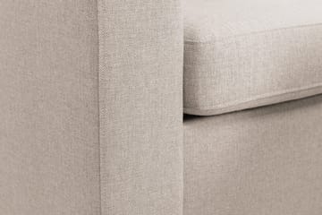 Crazy 4-seters Høyrevendt L-formet Sjeselongsofa i Stoff - Beige - Møbler - Sofaer - Sofaer med sjeselong - 3 seters sofa med divan