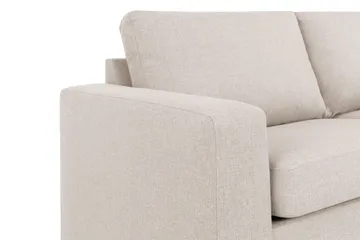 Crazy 4-seters Høyrevendt L-formet Sjeselongsofa i Stoff - Beige - Møbler - Sofaer - Sofaer med sjeselong - 3 seters sofa med divan